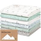 Burp Cloths KeaBabies Shea, pacote com 6, algodão orgânico, 51 x 31 cm