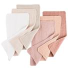 Burp Cloths Konssy Muslin 100% algodão, pacote com 6 unidades para recém-nascidos