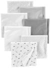 Burp Cloths Simple Joys by Carter's Unissex Babies' Muslin x7