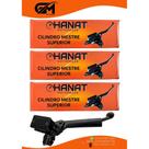 Burrinhos Freio Superior Cg Fan Titan 125 150 160 / Cbx 200 / Cbx 250 Twister / Cb 300 Kit Com 3