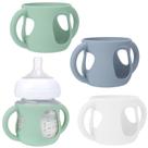 BUSOHA Paquete de 3 Fundas de Silicona con Manijas para Biberones Avent de 4 oz