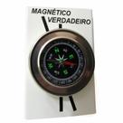 Bússola com Indicação Norte Verdadeiro e Magnético da Terra - 11cm