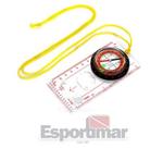 Bussola para mapas com regua