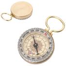Bússola Retro Dourada Metal Bolso Camping Trilha Pesca Caça Sobrevivência Selva Viagem Acampamento Analógica Portátil