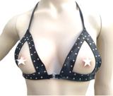 Bustiê vazado triangular BT034 Couro Legítimo Bustiê vazado triangular BT034 Couro Legítimo