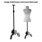 Busto Costureira Feminino Tam 40 C/ Pedestal Vintage- Sofisticado e Resistente