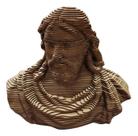 Busto De Jesus Em Mdf 30x16x26