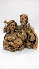 Busto Sagrada Família em Mármore com Pintura em Bronze H010B Busto Sagrada Família em Mármore com Pintura em Bronze H010B