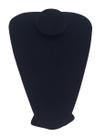 Busto Veludo Grande Preto para Colares