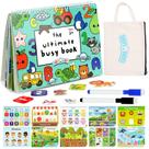 Busy Book BenBen para crianças pequenas, 30 páginas, pré-montado