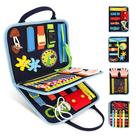 Busy Book JAGSYJOY Busy Board Montessori com atividades sensoriais