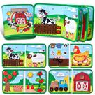 Busy Book JoyCat Farm Animal para crianças pequenas com Learning Activ