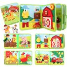 Busy Book Kyteazr Farm 25 em 1 para crianças de 1 a 3 anos