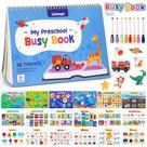 Busy Book URMYWO para crianças de 1 a 3 com 36 temas e brinquedos didáticos