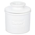 Butter Bell Butter Butter Dish Keeper Café em cerâmica branca retrô