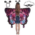 Butterfly Wings LUTER Kids Fairy Butterfly rosa roxo