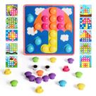 Button Art Toy EINSTEM para crianças de 2 a 4 anos com 46 botões Button Art Toy EINSTEM para crianças de 2 a 4 anos com 46 botões