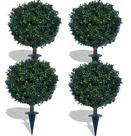 Buxo artificial Boxwood Ball Bush 27 Tree BLONYUVC Resistance UV