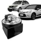 Buzina Automotiva Fiamm C3 2004 a 2021 Am80sx H Conector Sicma Branco Agudo 12v Caracol 2 Terminais
