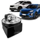Buzina Automotiva Fiamm Peugeot 2008 2015 a 2025 Am80sx H Conector Jpt Agudo 12v Caracol 2 Terminais