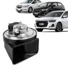 Buzina Automotiva Onix Prisma 2013 a 2023 Am80sx L Conector Uscar Grave 12v Caracol 2 Terminais