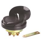 Buzina Caracol 90mm 4,5Ah 12V 145X130X90Mm 110 5 Db 510 20 Hz Individual 2 Terminais Cor Preto Com Suporte Sem Rele caminhao onibus carro