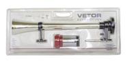 Buzina Carro Grande Cromada 12v Com Compressor - Blister Buzina Carro Grande Cromada 12v Com Compressor - Blister