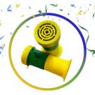 Buzina Corneta Verde E Amarela Para Torcida Com Som Forte Copa do Mundo Festa, Eventos, Manifestações 13Cm Com COrdão Buzina Corneta Verde E Amarela Para Torcida Com Som Forte Copa do Mundo Festa, Eventos, Manifestações 13Cm Com COrdão