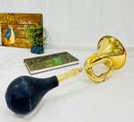 Buzina de Táxi Vintage Estilo Trompete em Latão THOR INSTRUMENTS 39x9 cm