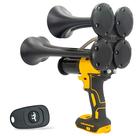 Buzina de Trem Impact Train Horns 140dB Sem Fio com Controle Remoto