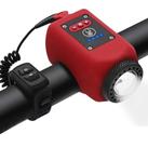 Buzina e luz para bicicleta LESOVI LE-01 110 dB 5 modos recarregável Buzina e luz para bicicleta LESOVI LE-01 110 dB 5 modos recarregável