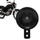 Buzina Eletromagnética Universal Para Moto 12V Preto Tipo Paquerinha Honda CBX CG Titan Fan Twister Fazer Factor Biz YBR XR Pop