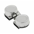 Buzina Náutica Dupla Compacta Inox P/ Barcos Lanchas 12V