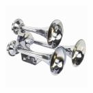 Buzina Trem Navio Caminhão Eletropneumática 3 Cornetas Alta Performance 12V / 24V Vetor Buzina Trem Navio Caminhão Eletropneumática 3 Cornetas Alta Performance 12V / 24V Vetor