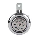 Buzina universal para motocicleta à prova d'água 105dB alto 12V 85mm com capa cromada em favo de mel Buzina universal para motocicleta à prova d'água 105dB alto 12V 85mm com capa cromada em favo de mel