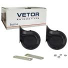 BUZINA VETOR CARACOL DUPLA UNIVERSAL 12V - VT215 Única BUZINA VETOR CARACOL DUPLA UNIVERSAL 12V - VT215 Única