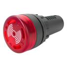 Buzzer para painel 22mm modelo ad22-22sm vermelho 24vdc