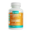 C-Triple + Arginina - Vit C 500mg + Zinco 5mg + Vit D 200UI + Arginina 500mg 30 comprimidos C-Triple + Arginina - Vit C 500mg + Zinco 5mg + Vit D 200UI + Arginina 500mg 30 comprimidos