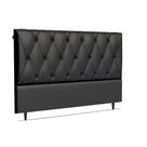 Cab Murat Preto S King (8x195x120) - Ortobom