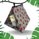 Cabana de calopsita tricoline suspensa toquinha para passaros, birds Cabana de calopsita tricoline suspensa toquinha para passaros, birds