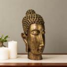 Cabeça Buda Hindu decorativa Estátua Estatueta Grande