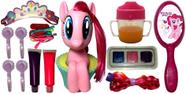 Cabeça Busto Boneca Menina Pônei Rosa Pinkie Pie - Acompanha Vários Acessórios - Salão De Beleza My Little Pony - Pupee