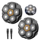 Cabeça de barbear de reposição SOLASKY 6 Blade Magnetic x2 para homens