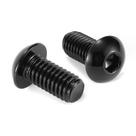 Cabeça de botão, soquete, parafusos, parafusos, aço inoxidável SG TZH 304, 18-8, 20 unidades
