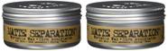 Cabeça de cama Hair Wax TIGI para homens Matte Separation 90 ml (pacote com 2)