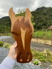 Cabeça de Cavalo de Madeira Decorativa