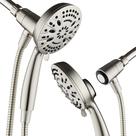 Cabeça de chuveiro AquaDance de alta pressão de 8 posições e 12,7 cm com mangueira