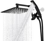 Cabeça de chuveiro Combo G-Promise 25 cm Rainfall com spray portátil