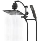 Cabeça de chuveiro Combo Hibbent Metal Filtered Rainfall 25cm Cabeça de chuveiro Combo Hibbent Metal Filtered Rainfall 25cm