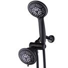 Cabeça de chuveiro Combo Hydroluxe de 24 configurações Handheld & Rain SS